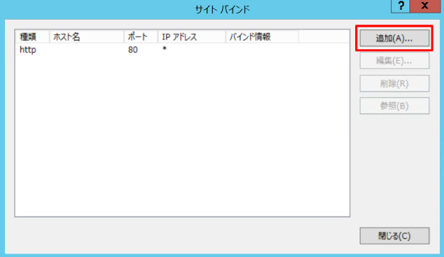 サイトバインド